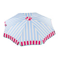 EZPELETA Parasol à rayures pour la plage ou le jardin.