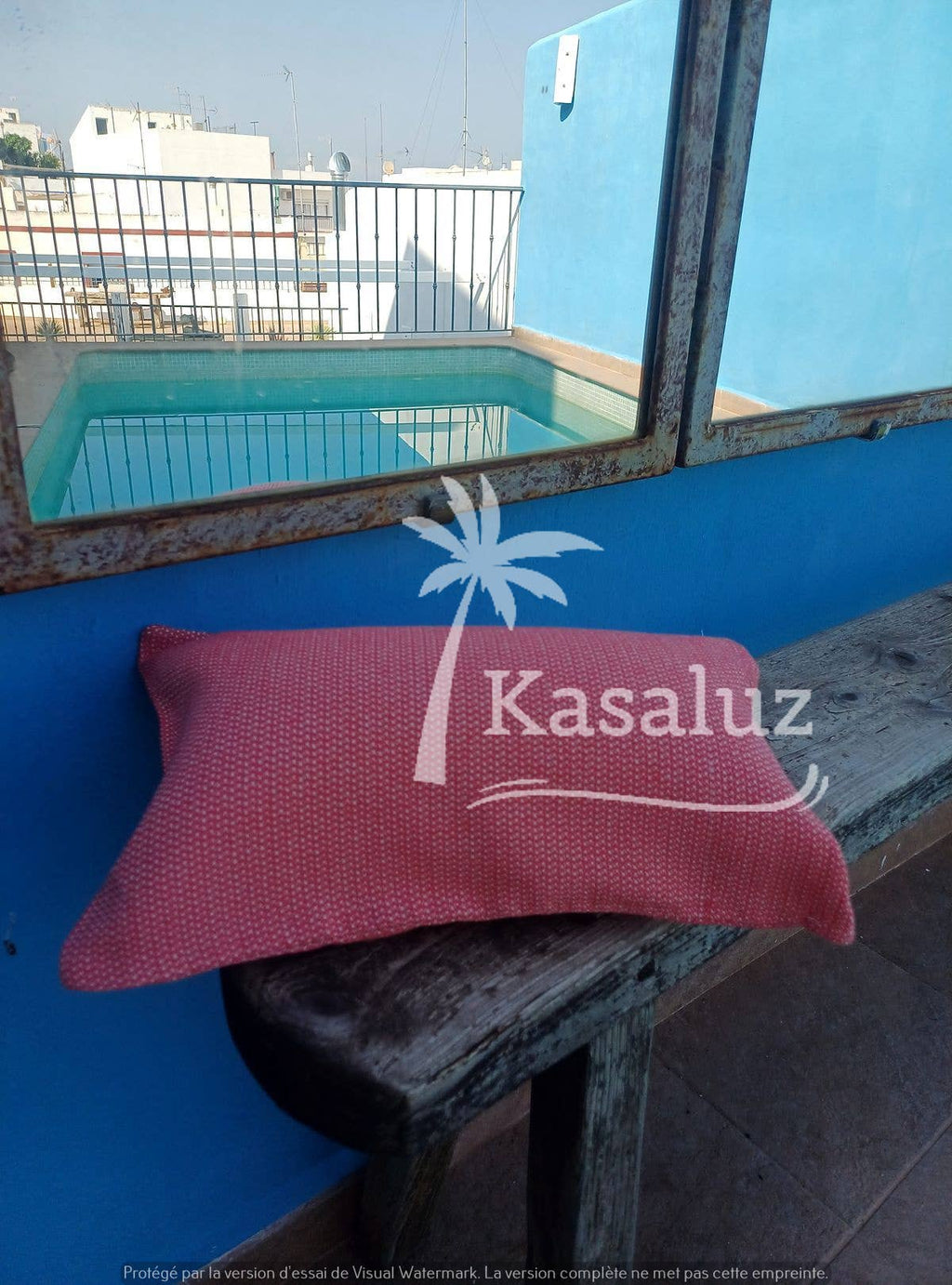 Coussin de plage gonflable Bohémia Corail