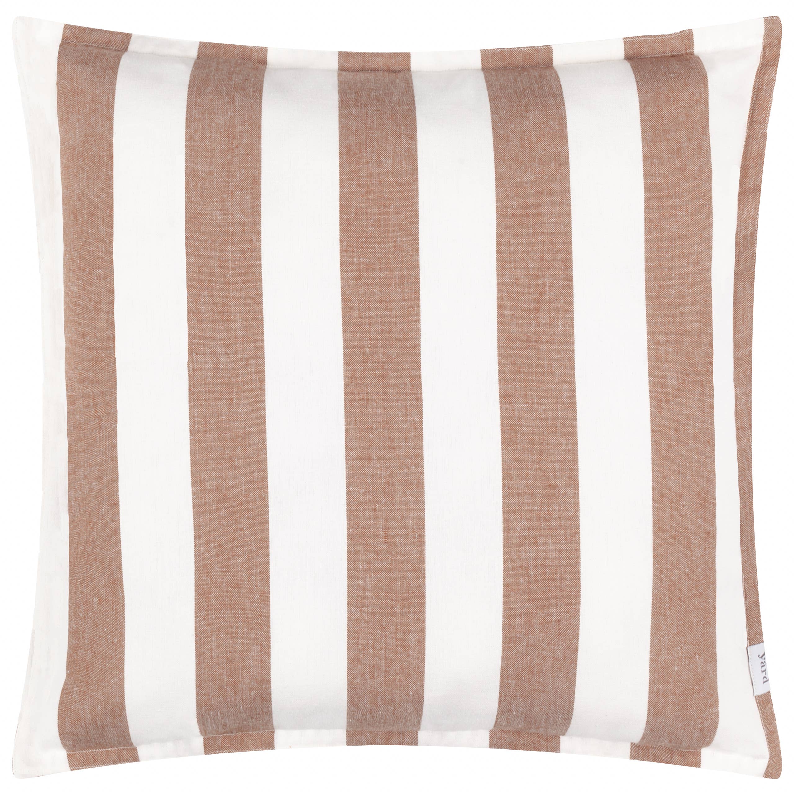 Coussin d’extérieur Hayle en coton couleur noyer