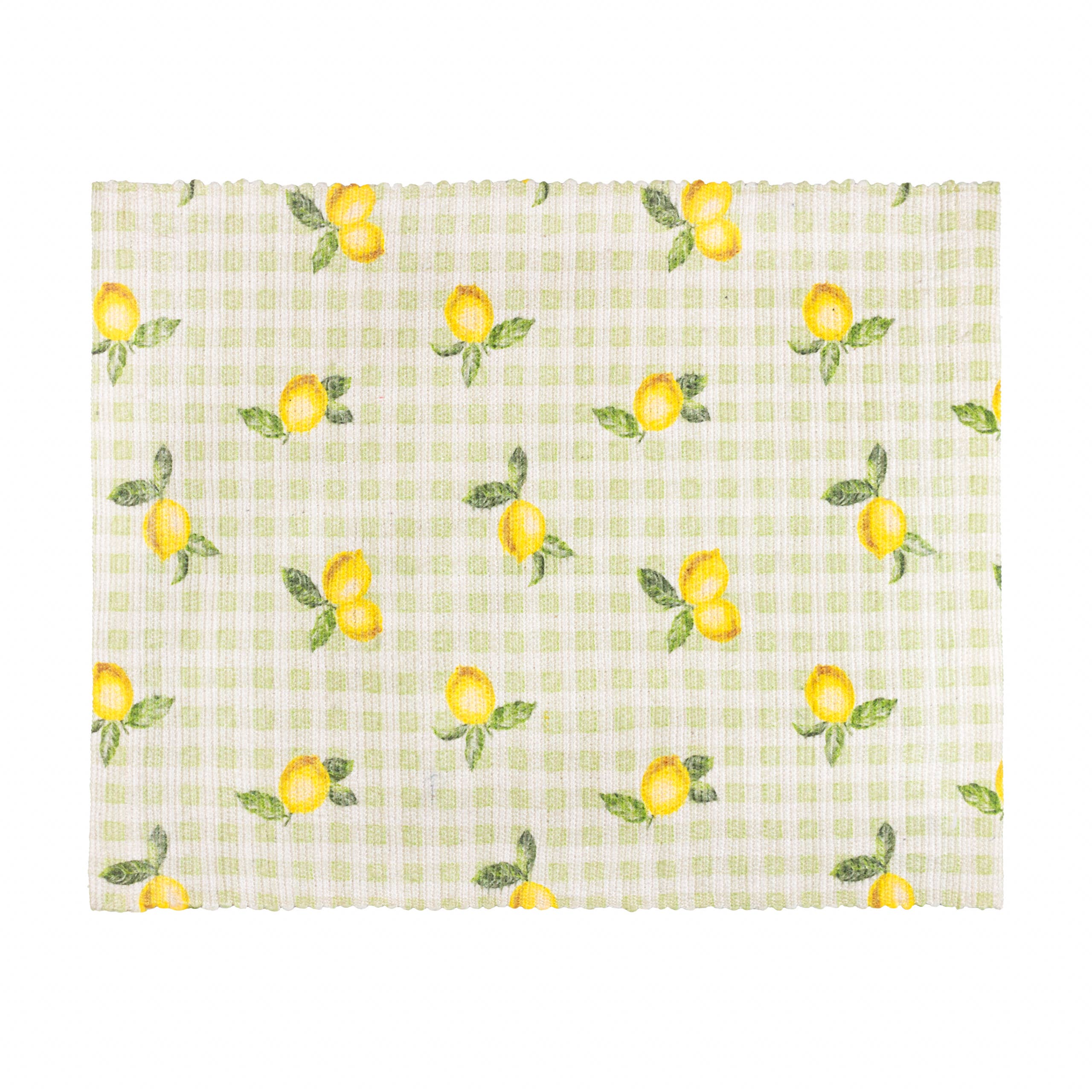 Fruits Citrons Lot de 4 Sets de Table Intérieur/Extérieur Sauge