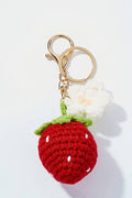 Grigri de sac et porte-clé Fraise en crochet PC006HZ