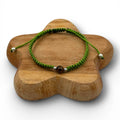 Bracelet tissé façon macramé HOMME - Green 02