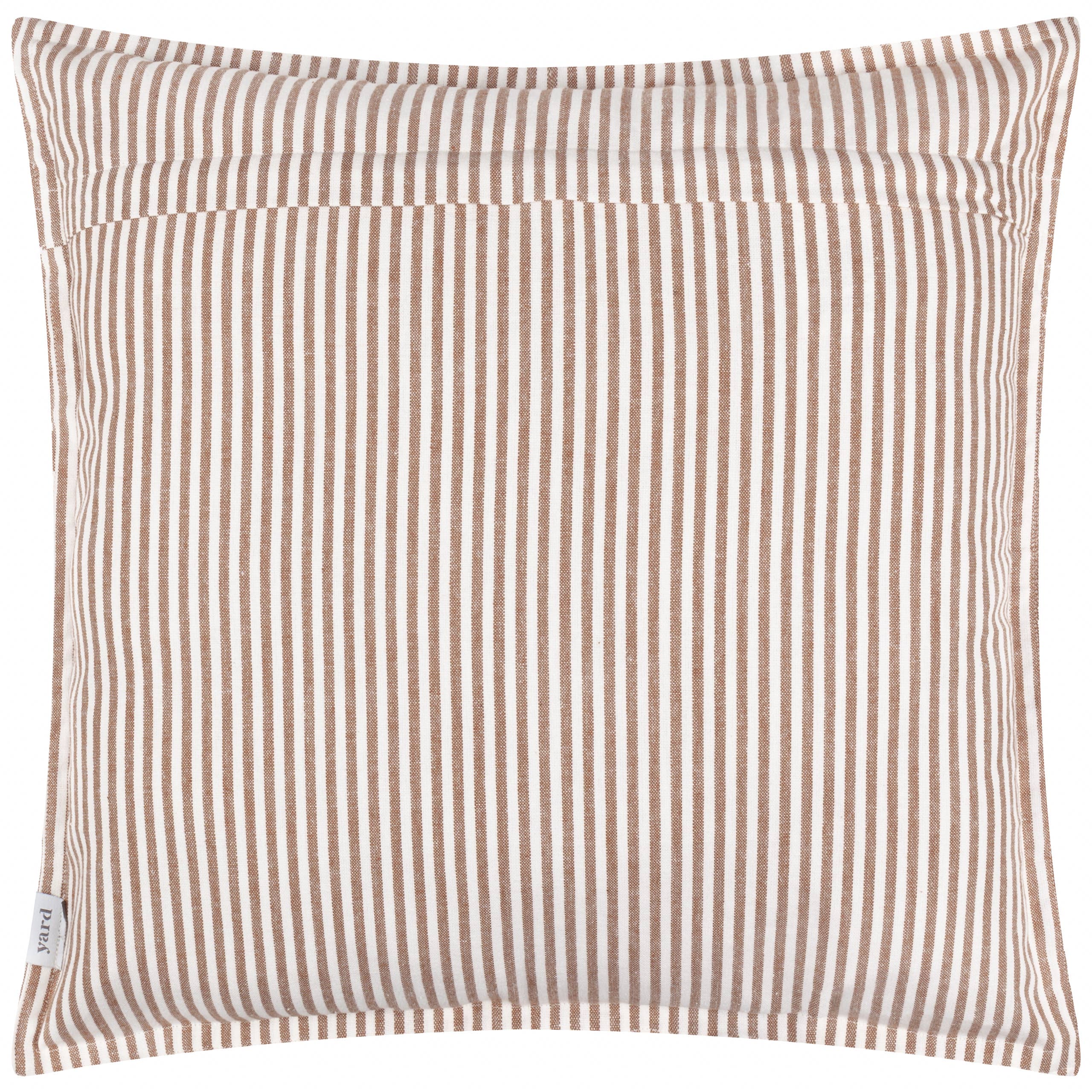 Coussin d’extérieur Hayle en coton couleur noyer