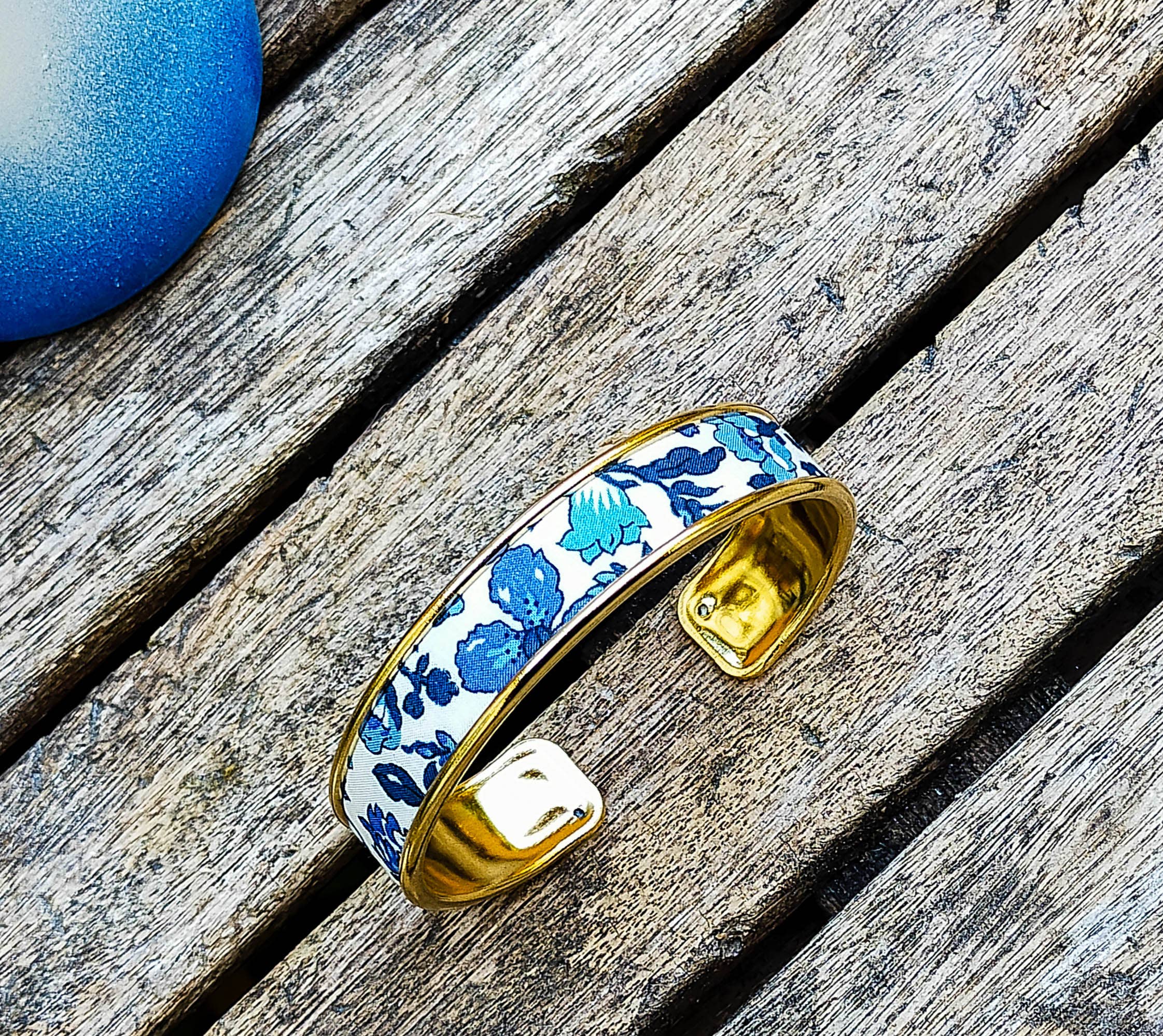 Thème "Myosotis", jonc moyen Liberty