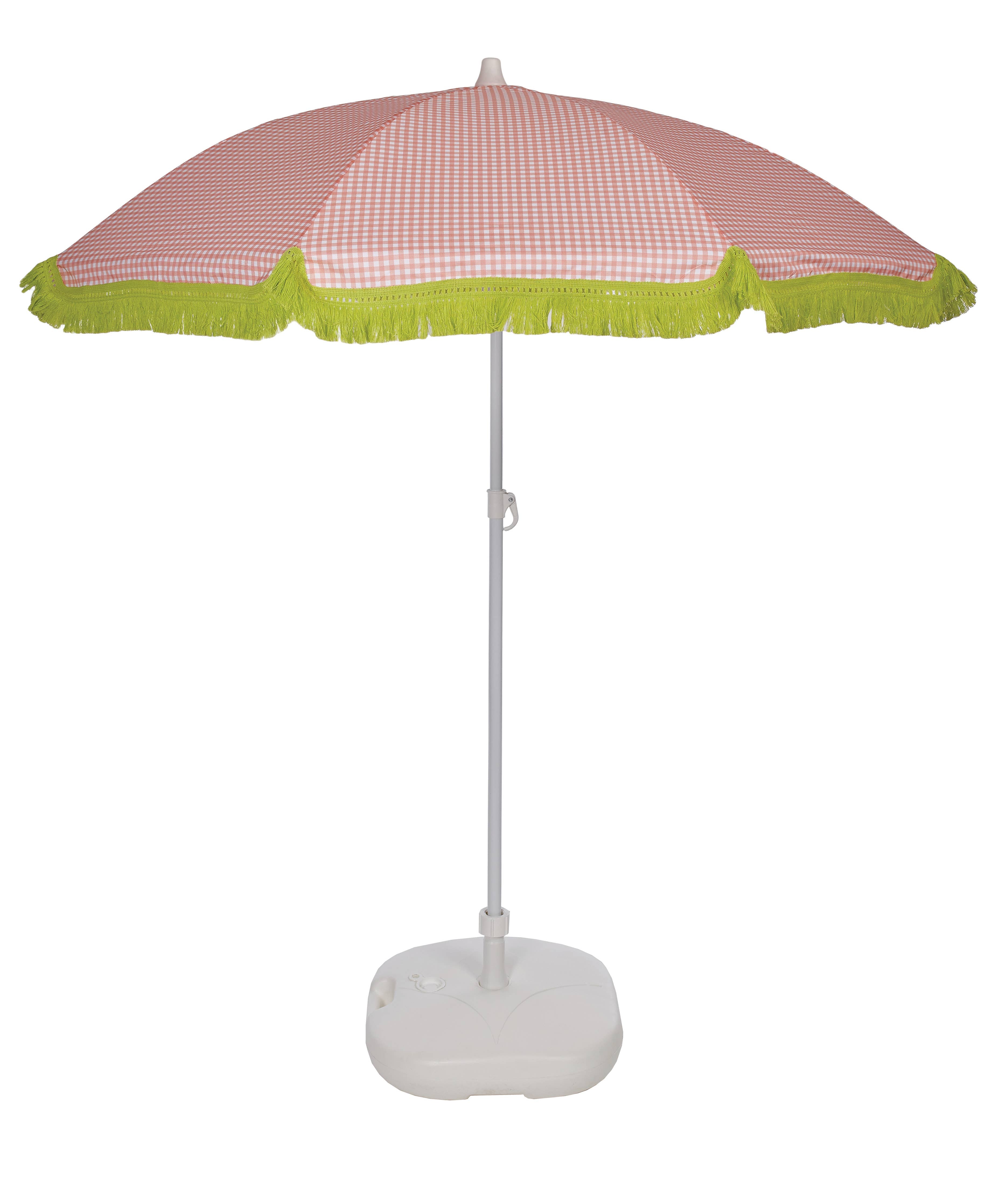 Parasol de plage EZPELETA BORA avec armature Vichy