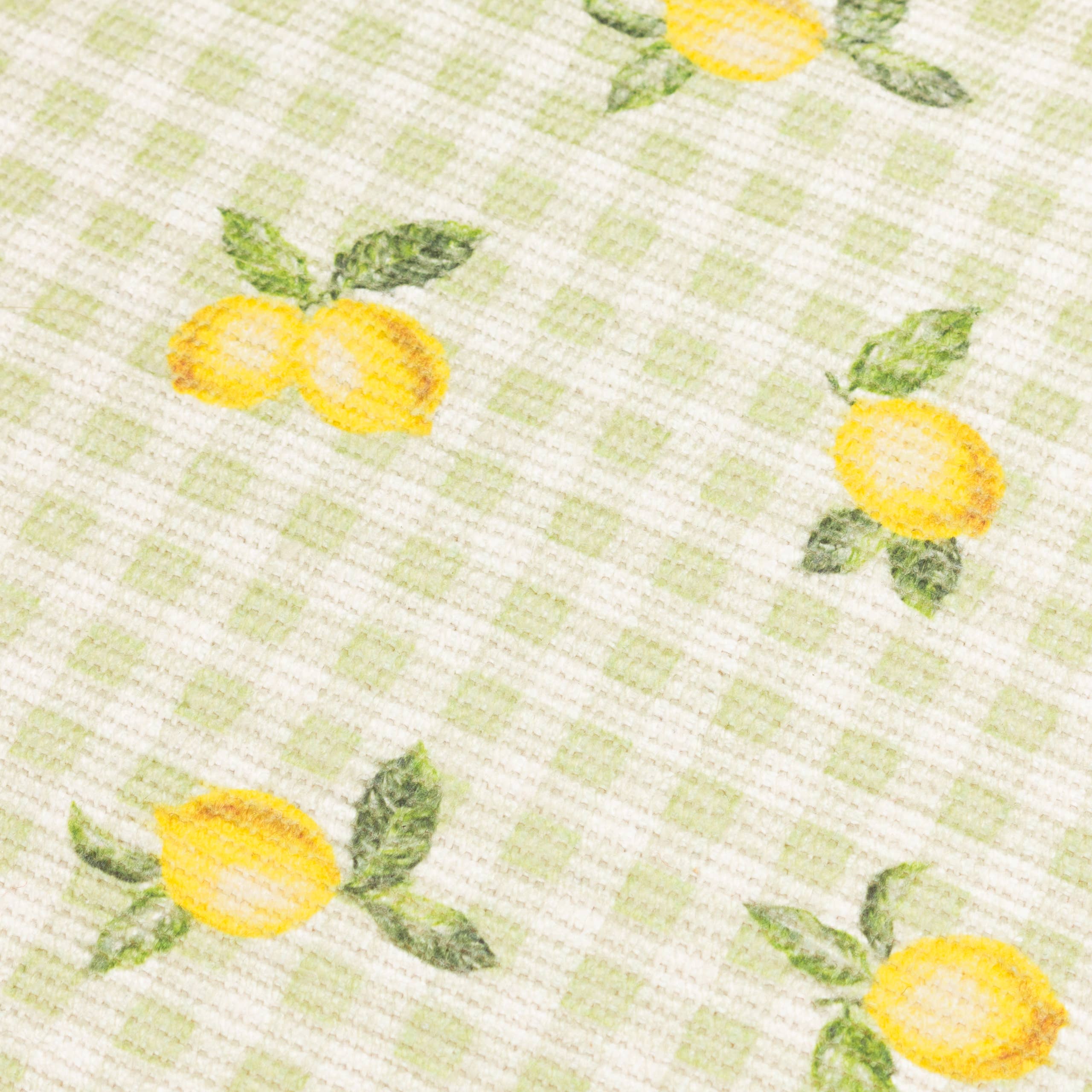 Fruits Citrons Lot de 4 Sets de Table Intérieur/Extérieur Sauge
