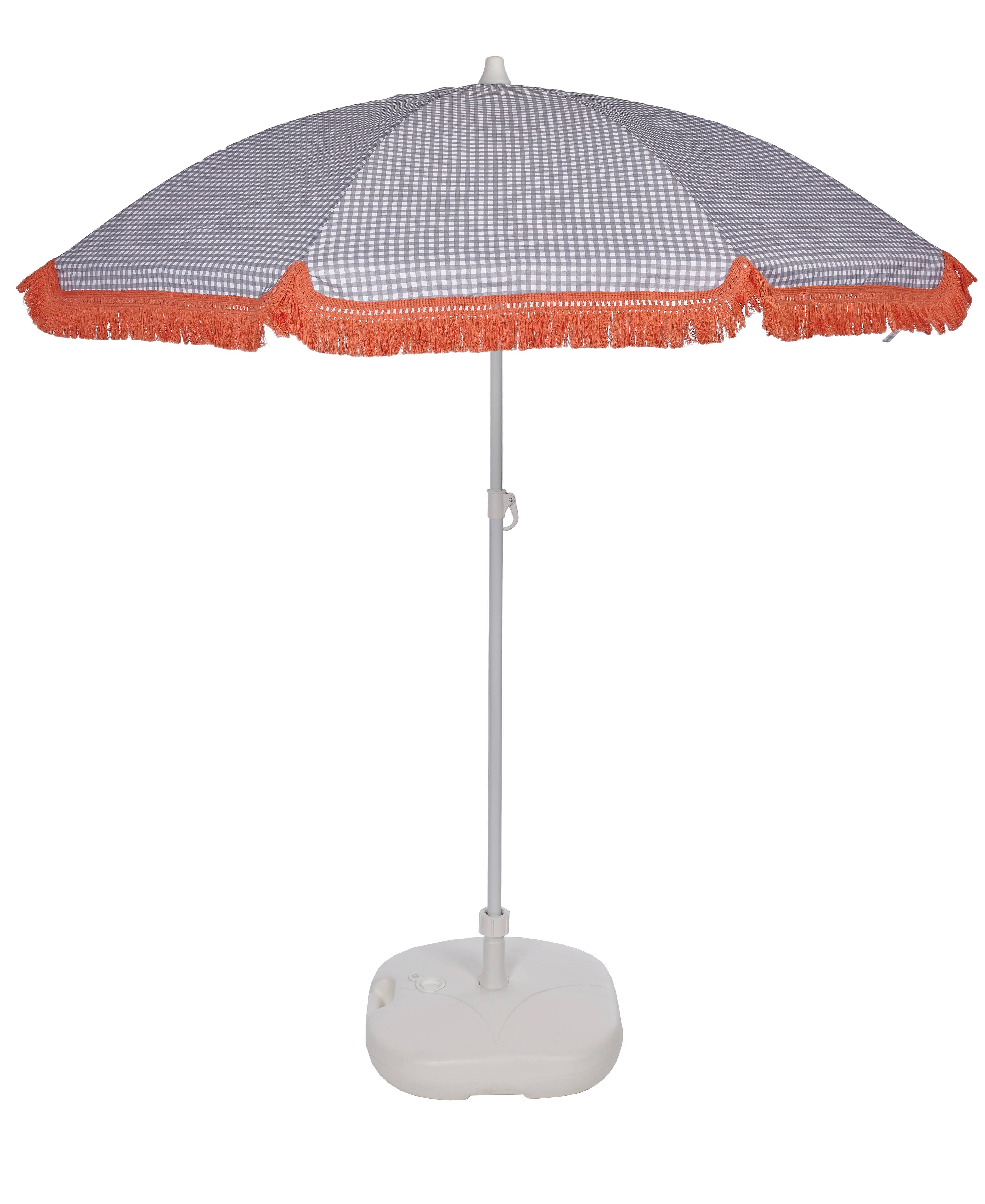 Parasol de plage EZPELETA BORA avec armature Vichy
