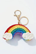 Grigri de sac et porte-clé Arc-en-ciel en crochet PC011HZ