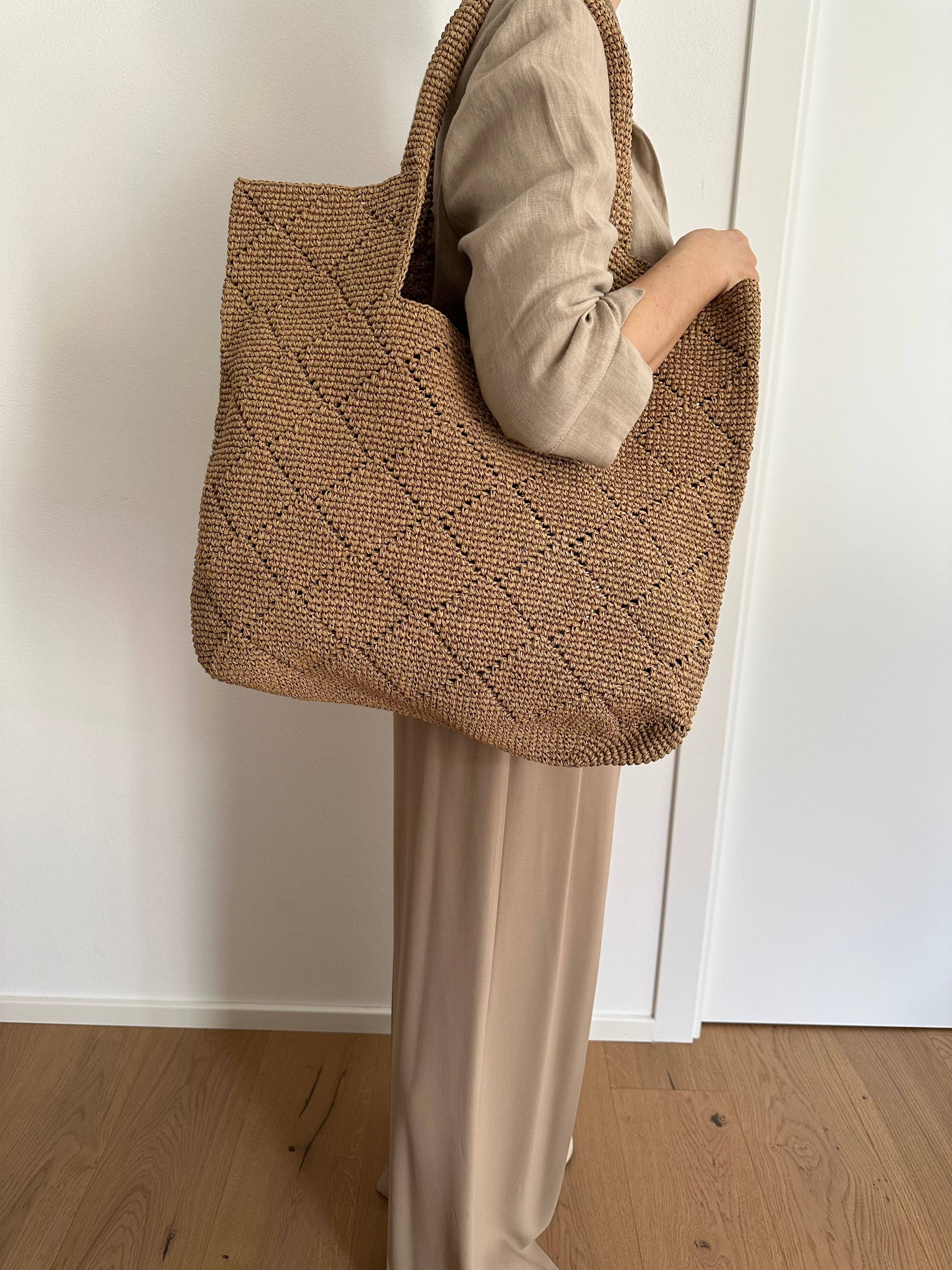 CLARISSA - tote artisanal en raphia