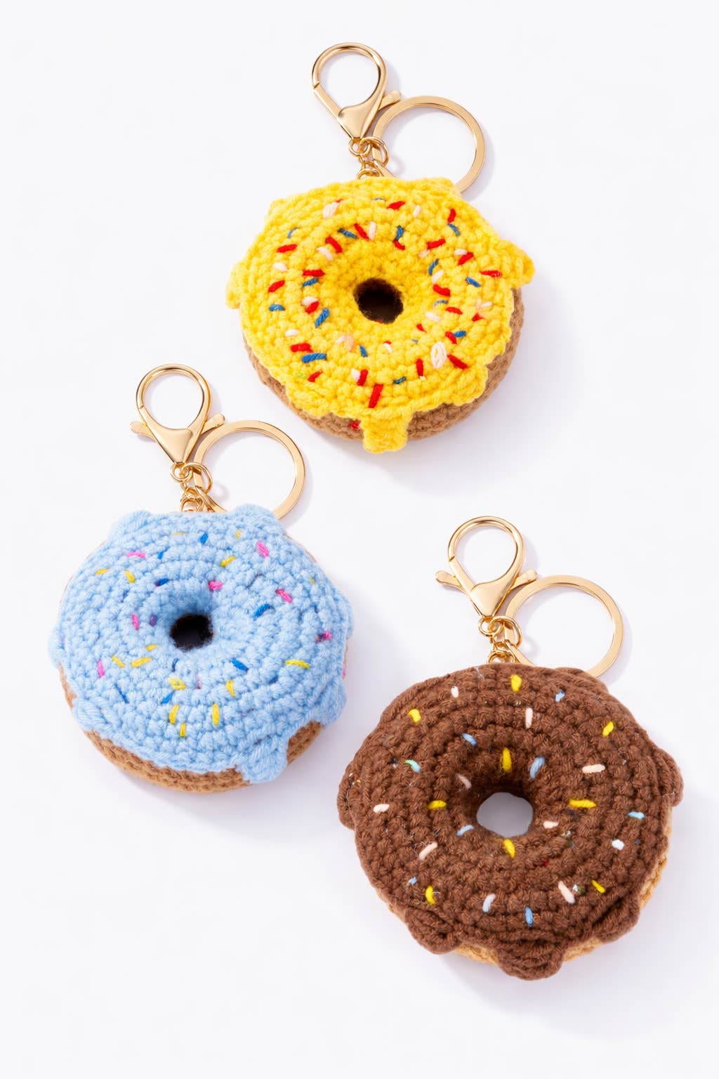 Grigri accessoires de sac Donut en crochet 8cm PC044HZ