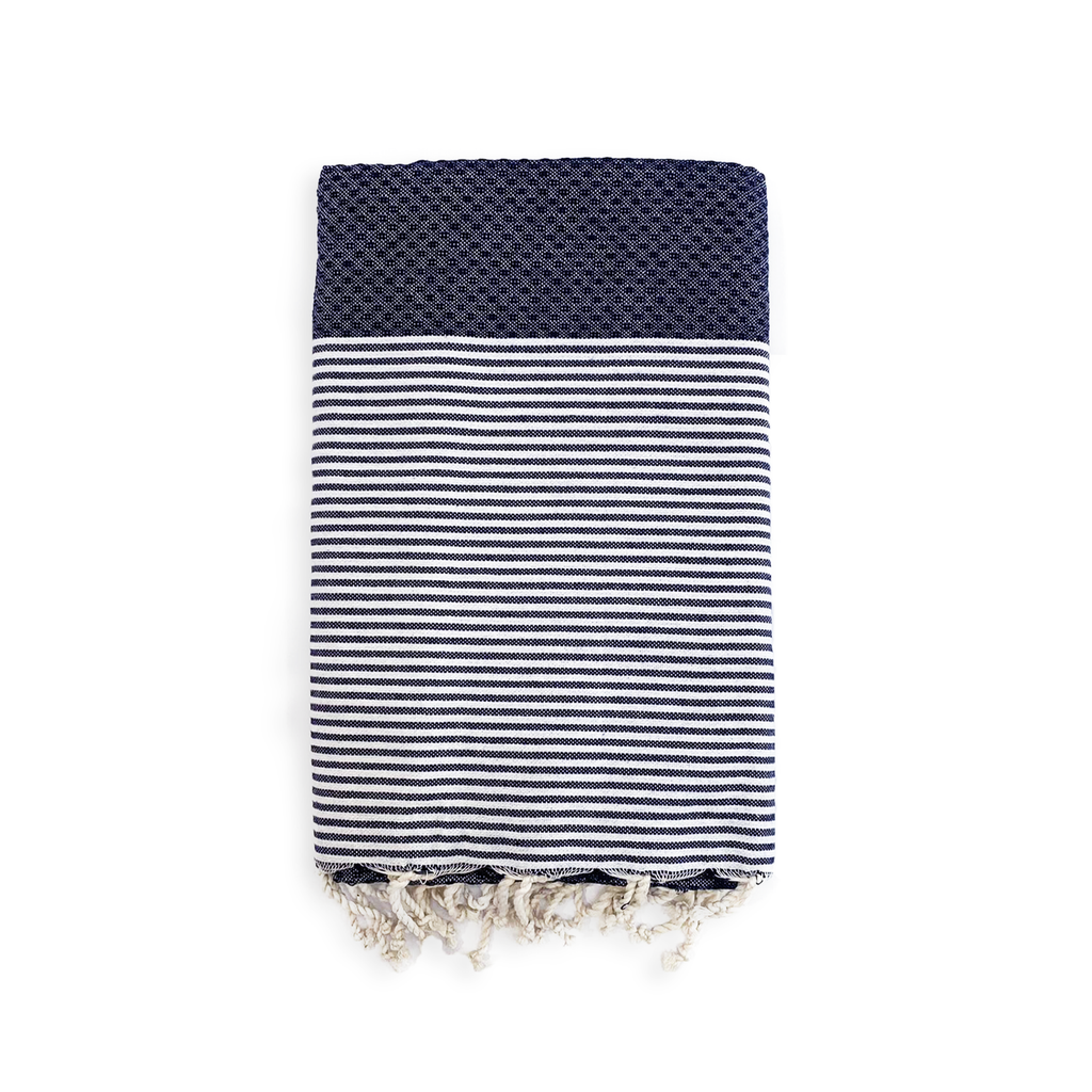 Fouta plate Nid d'Abeille "Mikanda"