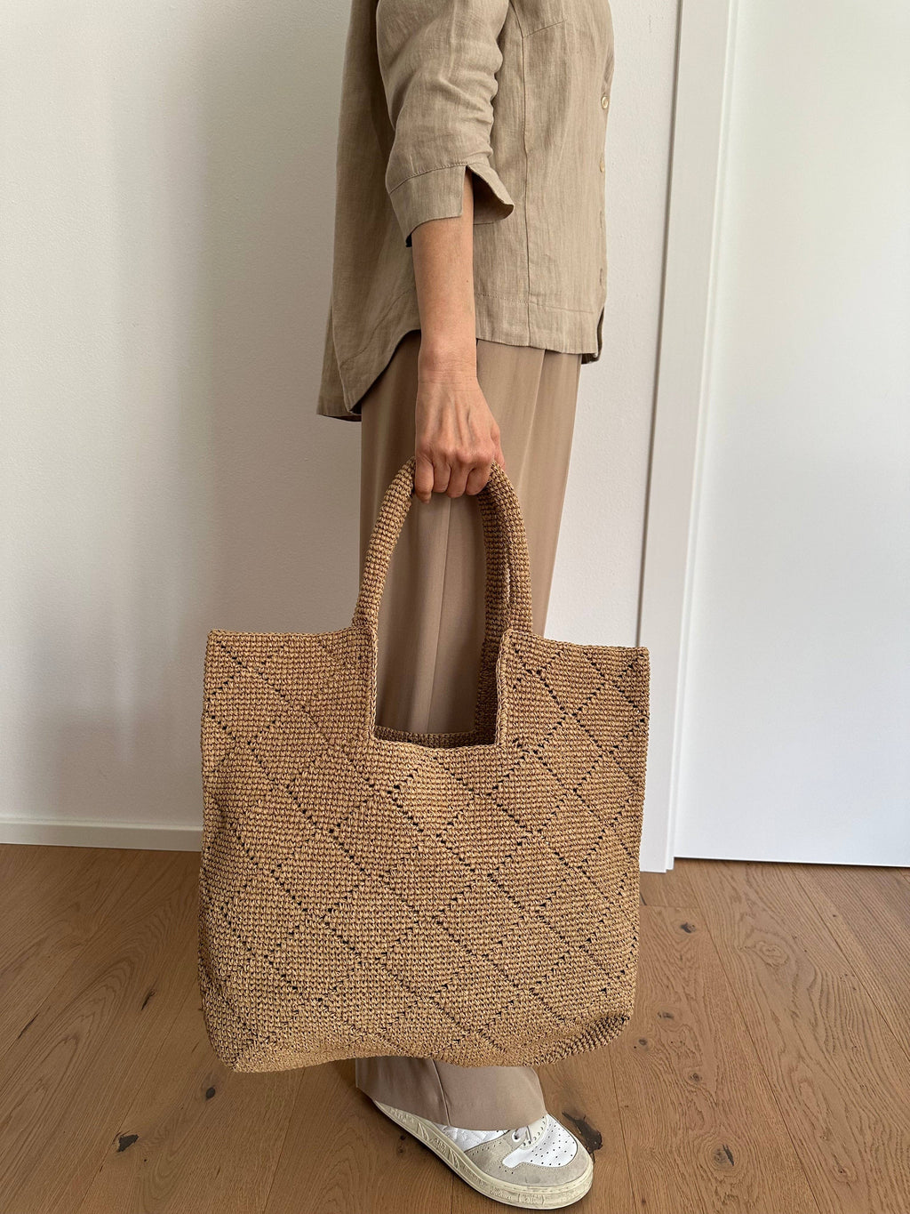 CLARISSA - tote artisanal en raphia