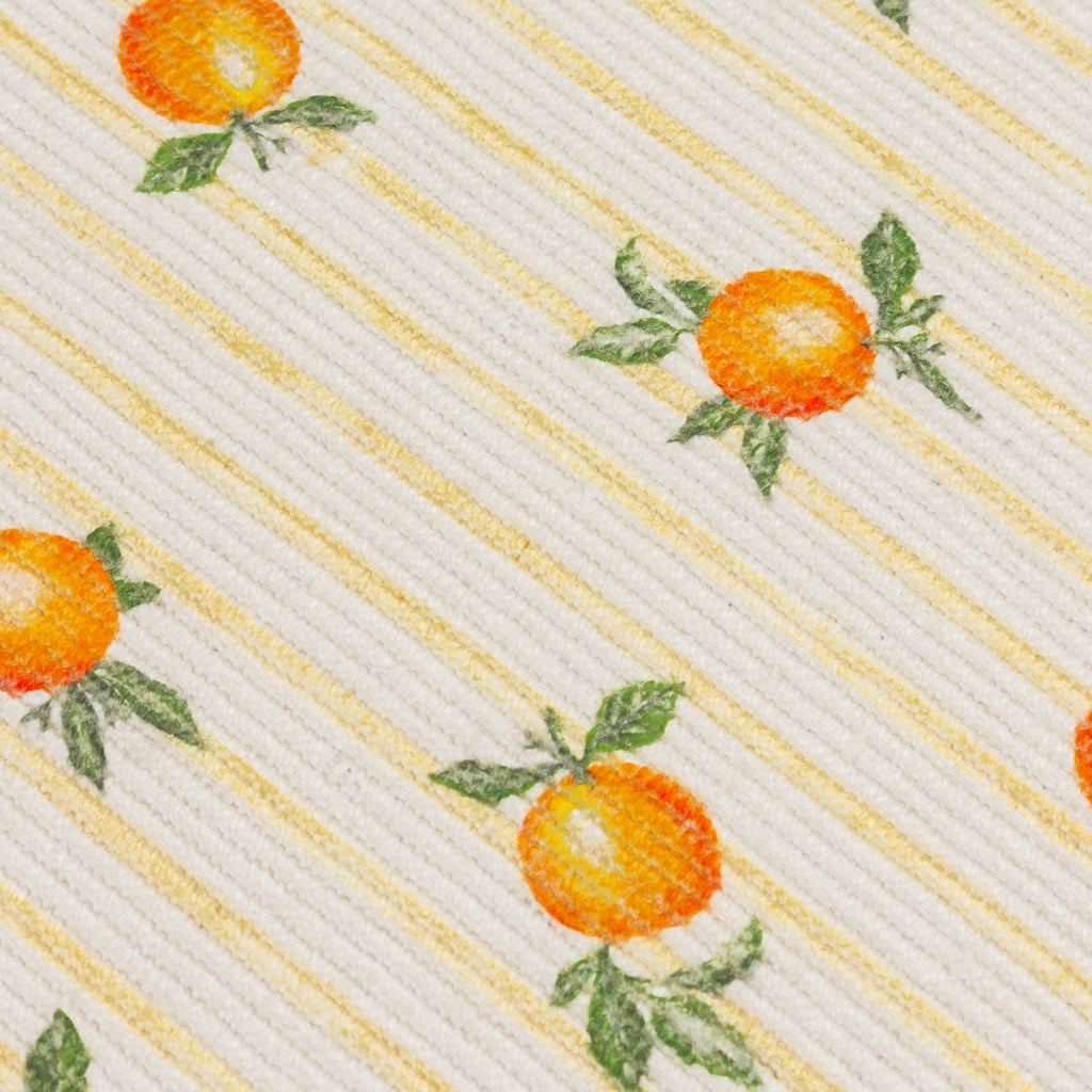 Fruits Oranges Chemin de Table Intérieur/Extérieur Jaune