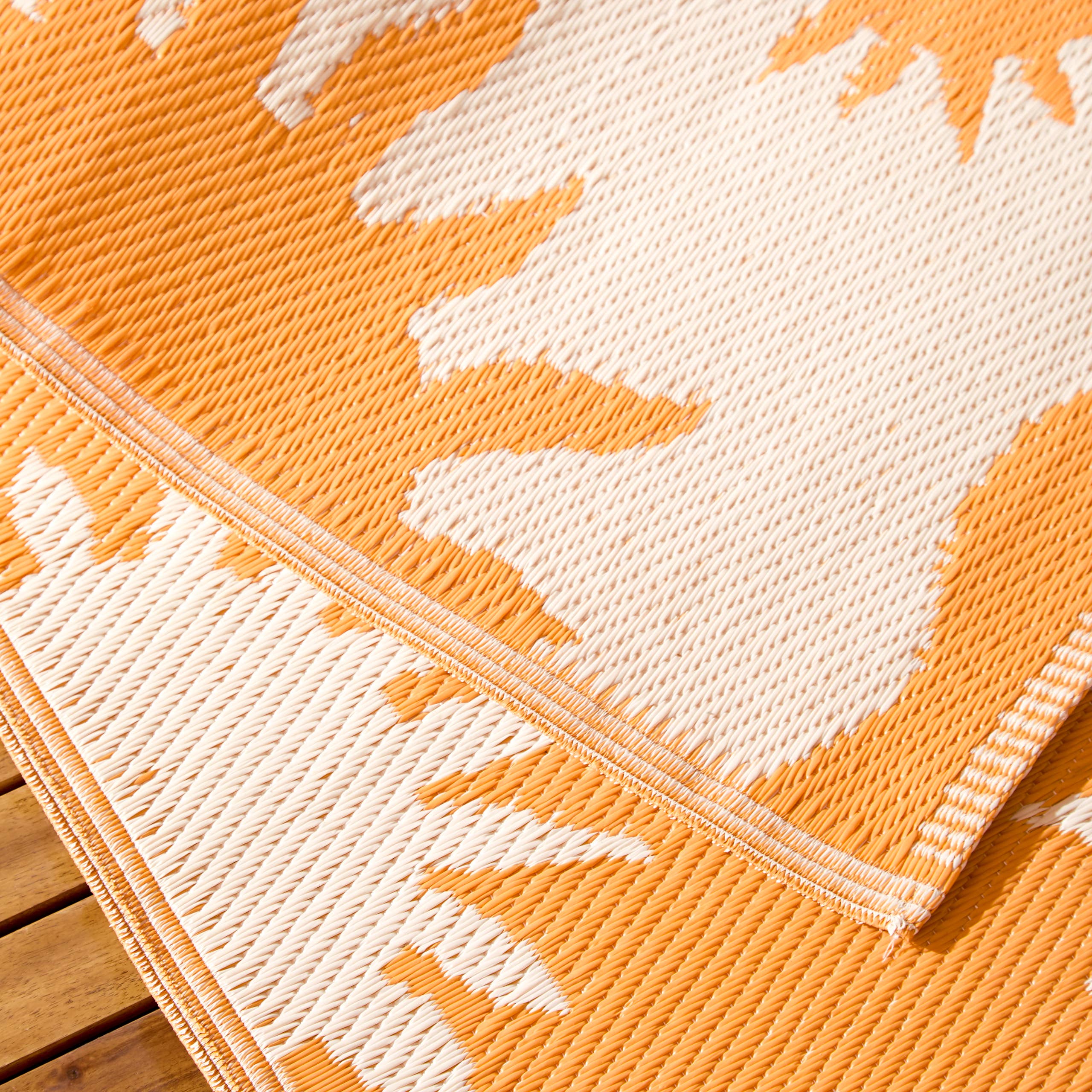 Tapis intérieur/extérieur Solstice d'été Jaune Lever de Soleil