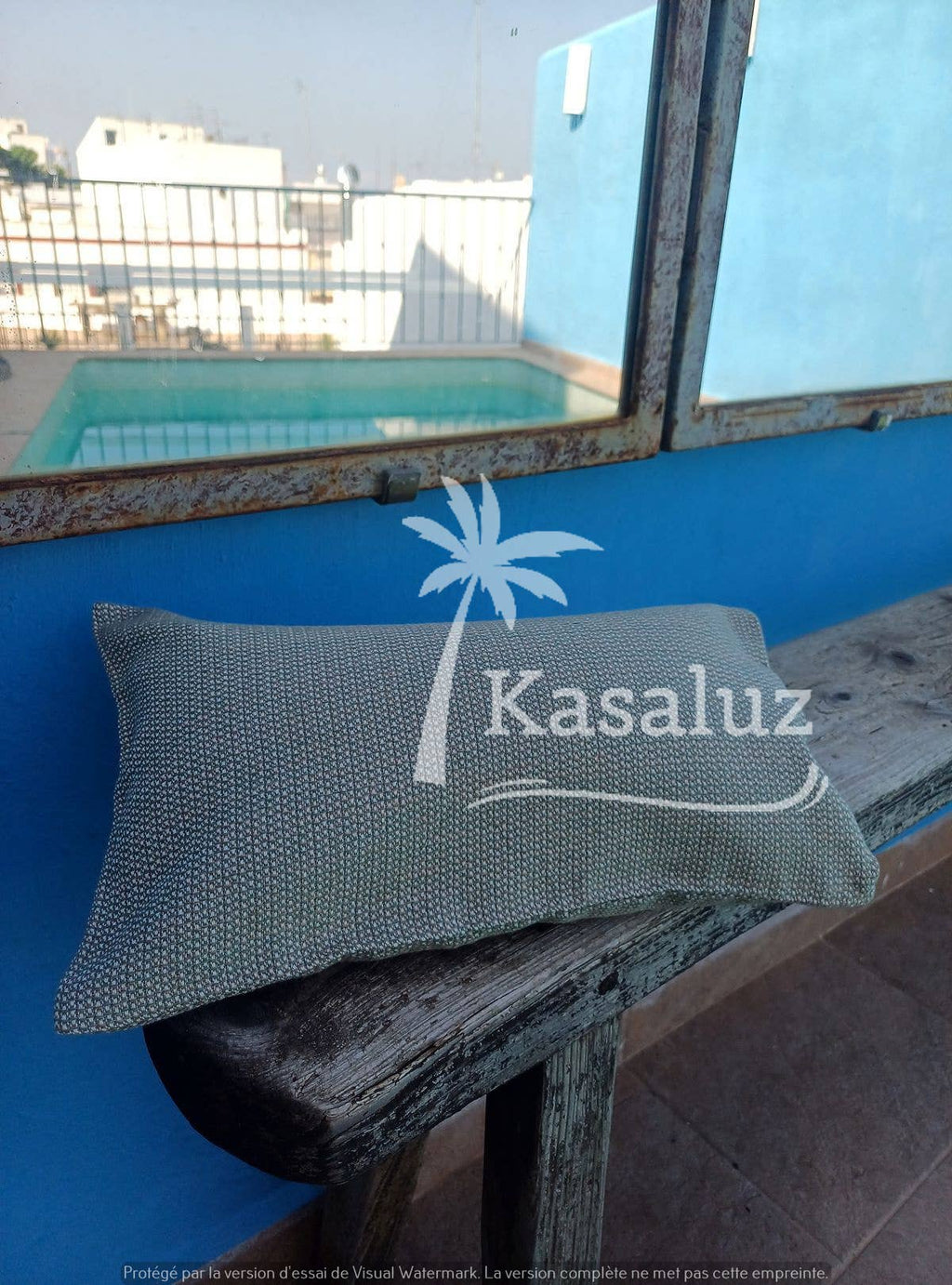Coussin de plage gonflable Bohémia Vert sauge
