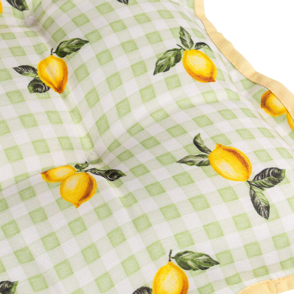 Fruits Citrons Lot de 4 Sets de Table Intérieur/Extérieur Sauge